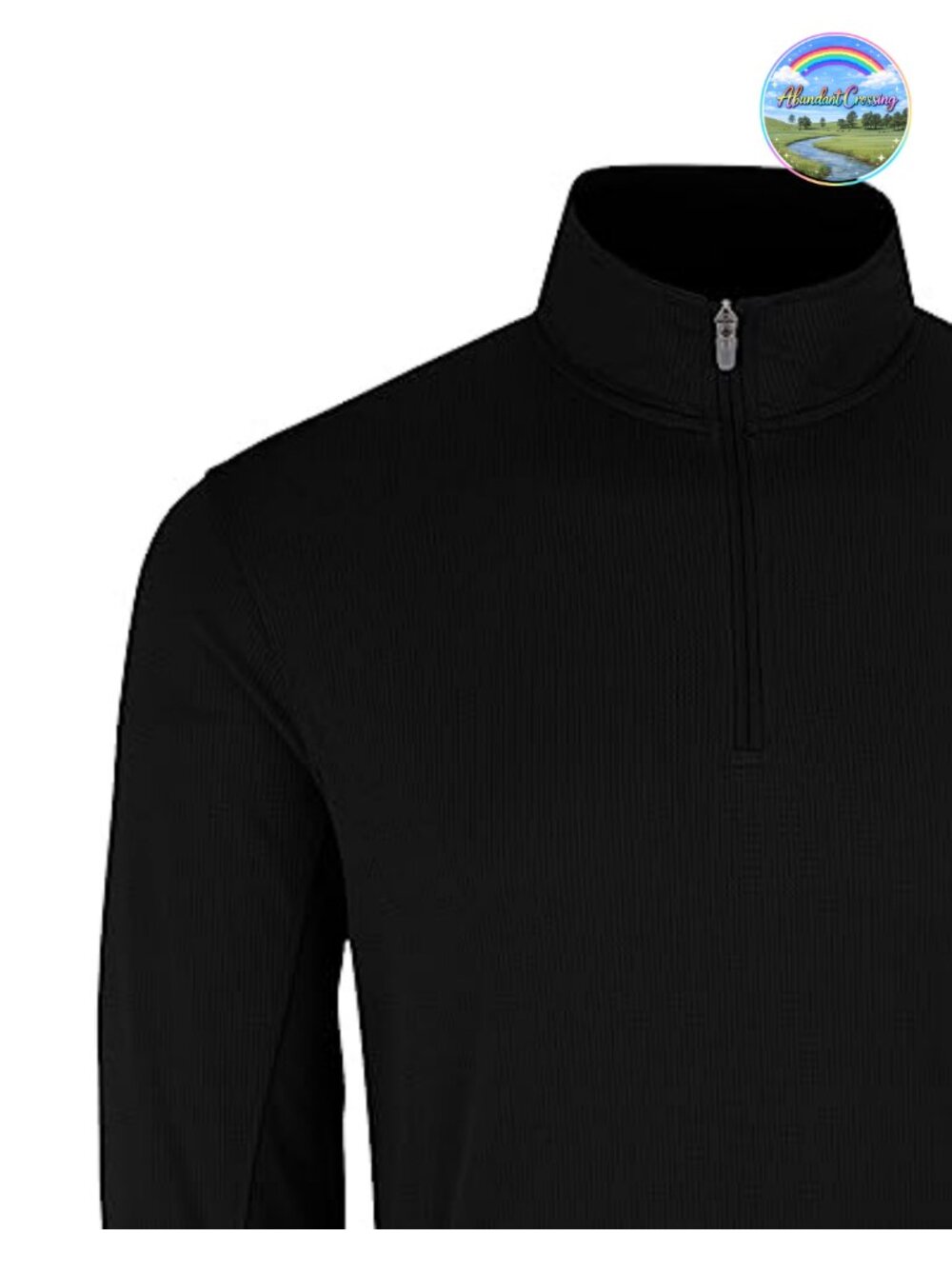 Men's Collegiate Quarter Zip Pullover 100% Polyester Micro Mesh